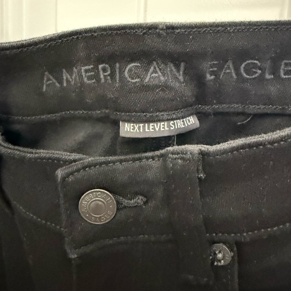 American Eagle Black Distressed Jeans - Picture 3 of 6